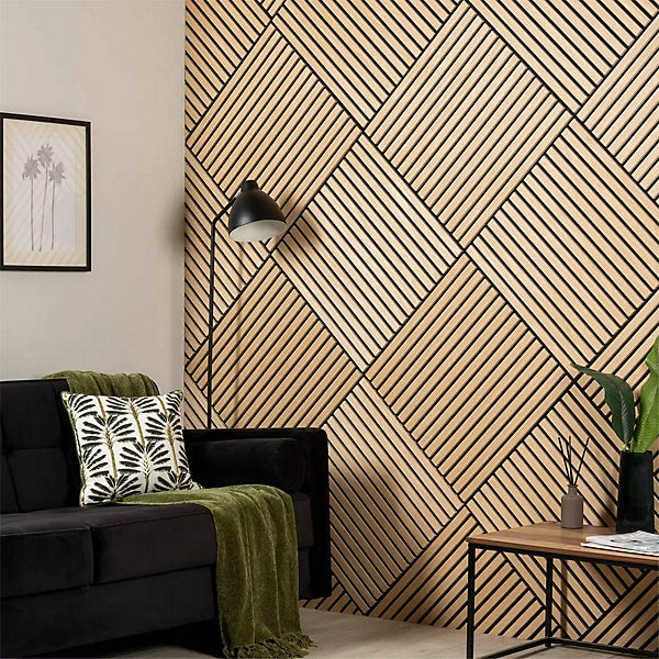 Pannello Acustico Quadrato in Legno 60 cm x 60 cm Disponibile in Diversi Colori